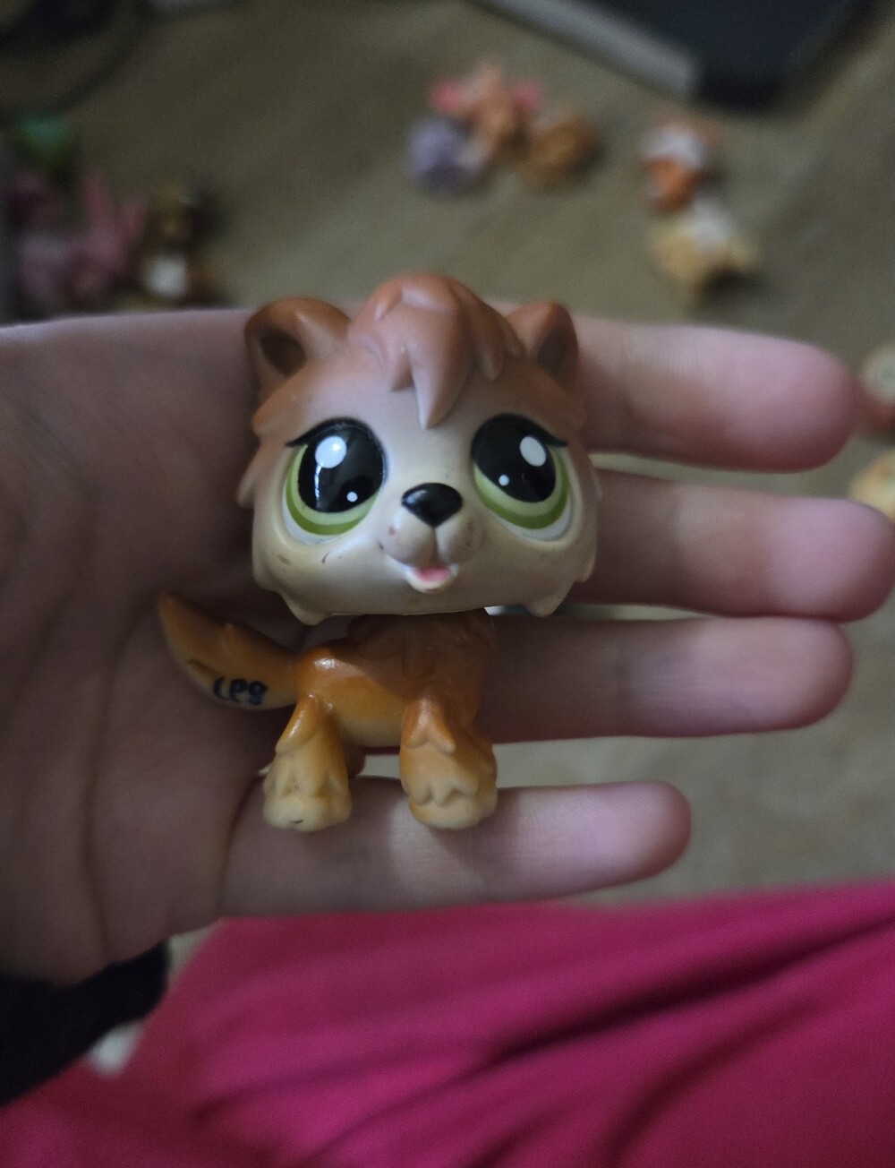 Littlest Pet Shop LPS Wolf Dog Toy